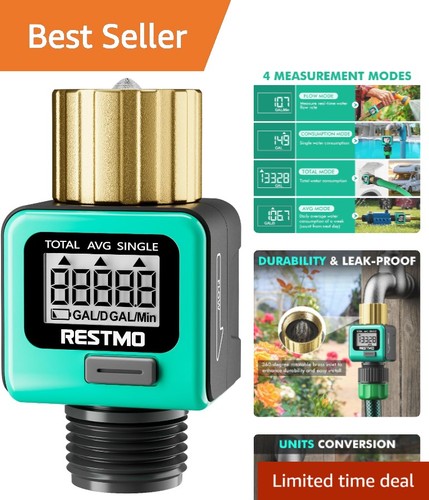 Heavy duty water flow - meter,