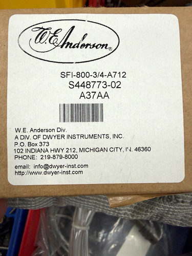 Anderson variable area - w.e.,