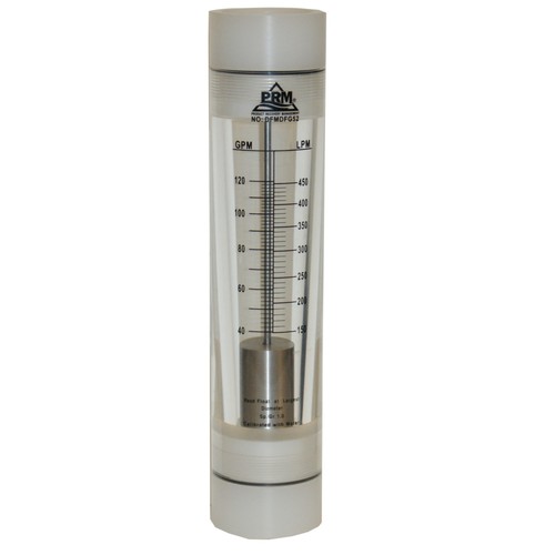 Prm 120 gpm rotameter viton - rotameter,