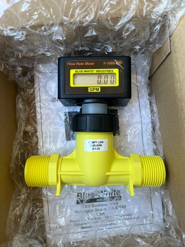 Blue white flow meter 1000 - blue, f-1000